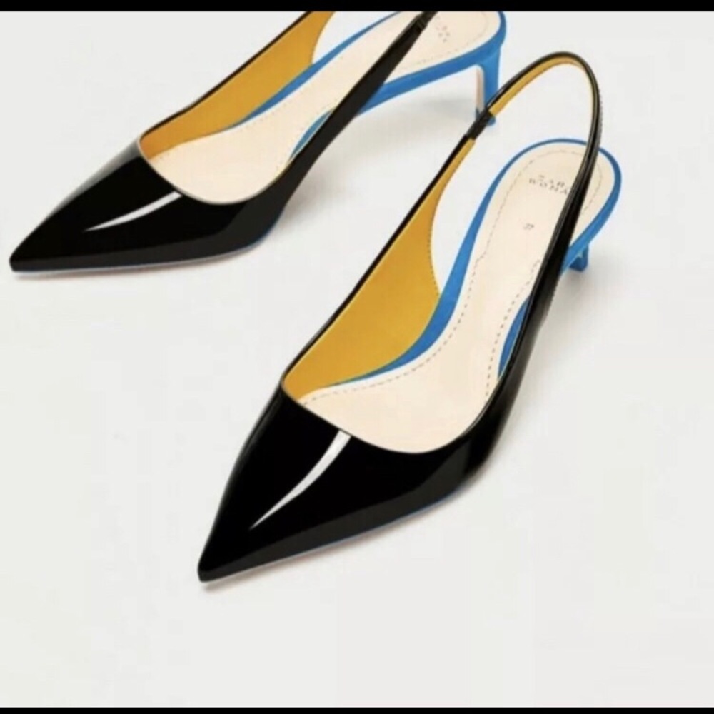 NWT Zara kitten Heels